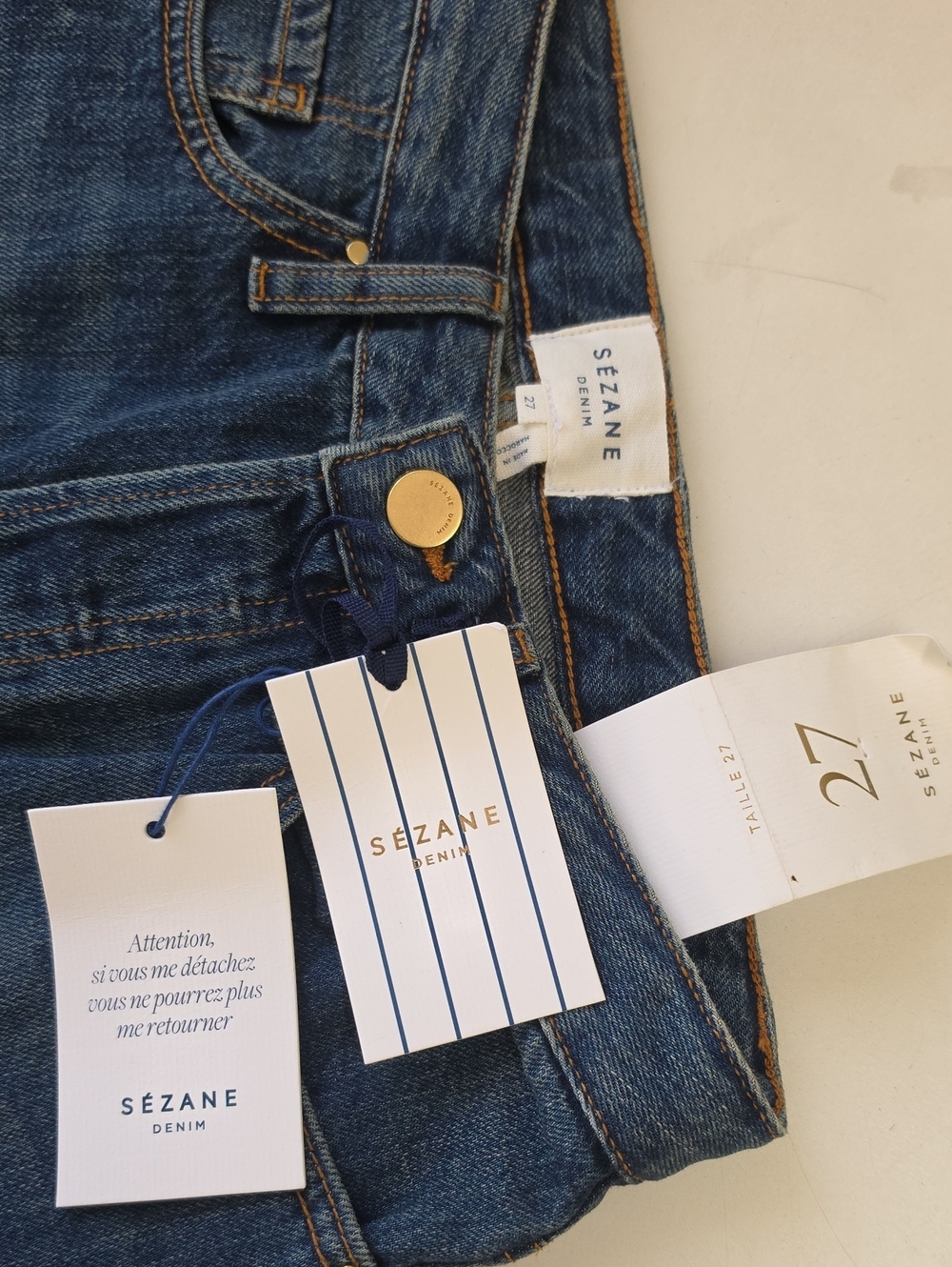 Sezane Brut Sexy Jean - Picture 8 of 11